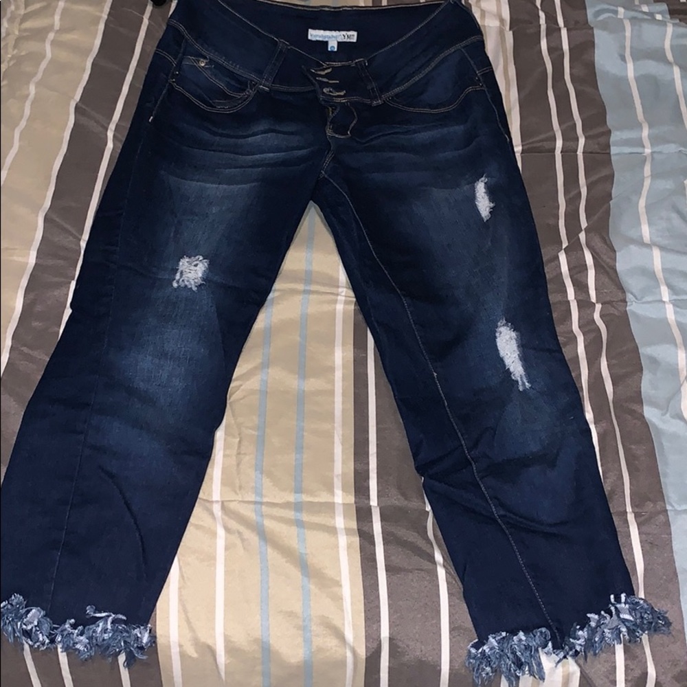 Ripped jeans Capri